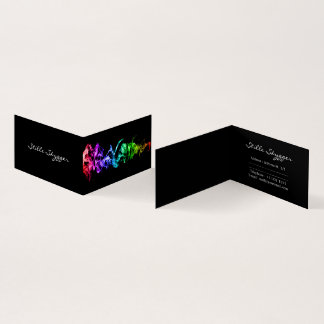 Customisable Bright Colourful Abstract Art  Business Card