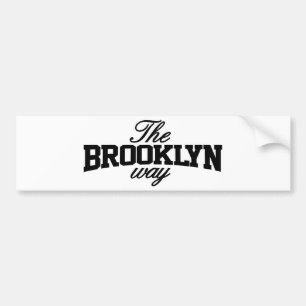 Customisable Brooklyn Bumper Sticker