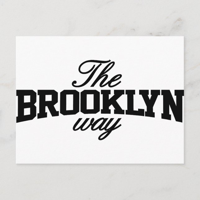 Customisable Brooklyn Postcard (Front)