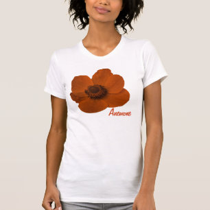 Customisable Brown Anemone Flower T Shirt