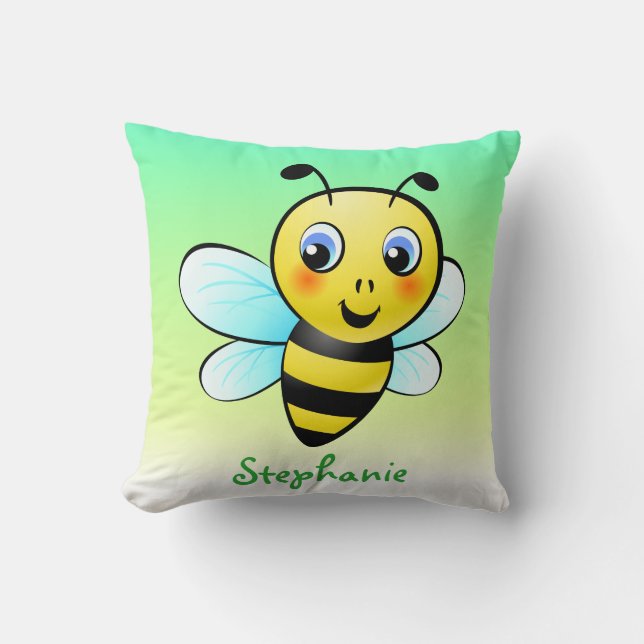 Customisable Bumblebee Cushion (Front)