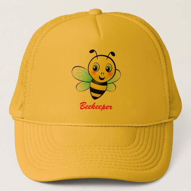 Customisable Bumblebee Trucker Hat (Front)