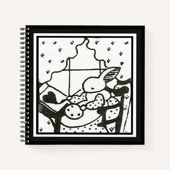 Customisable Bunny Journal (Front)