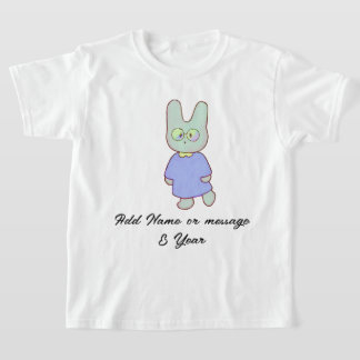 Customisable Bunny & Paw Prints Unisex adorable T-Shirt