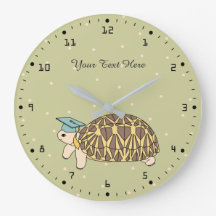 Customisable Burmese Star Tortoise Clock