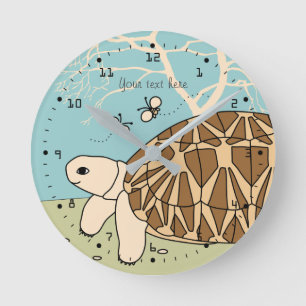 Customisable Burmese Star Tortoise Clock