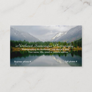 Customisable business card. card