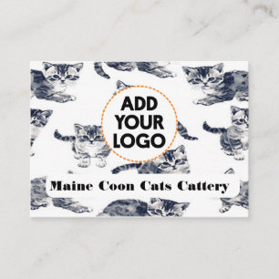 Customisable Business Card For Cattery