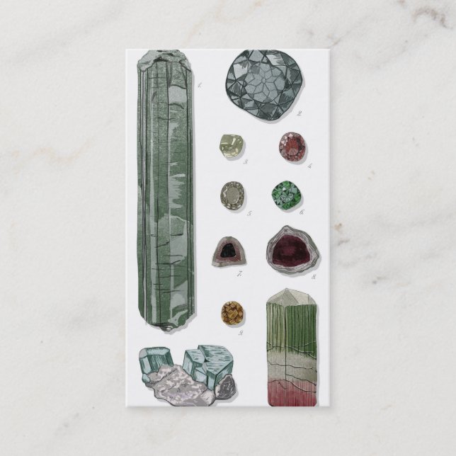 Customisable Business card for jewelers (Front)