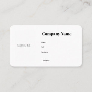 Customisable Business or Service  you can add pict Card