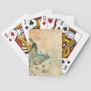 Customisable Butterfly Playing Cards