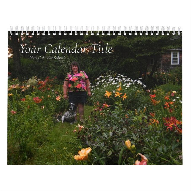 Customisable Calendar Add Your Photos And Text (Cover)
