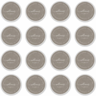 Customisable Calligraphy Kraft 6.9 cm 2.72 inch