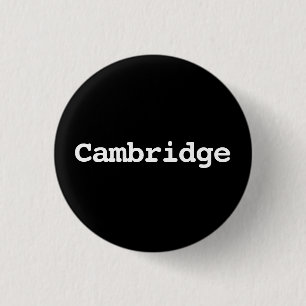 Customisable Cambridge Typography 3 Cm Round Badge