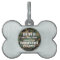 Customisable Camo Black Outlined Text Dog ID Tag