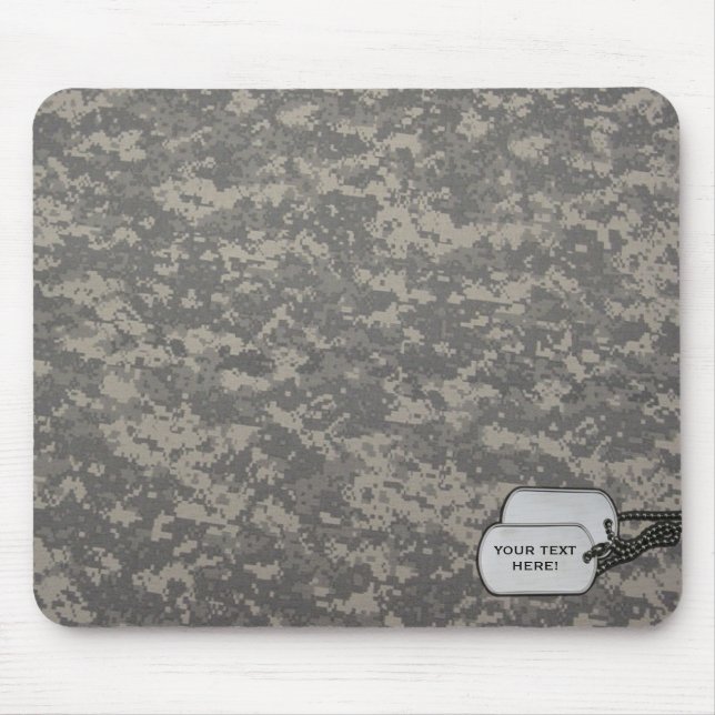 Customisable camouflage mouse pad (Front)