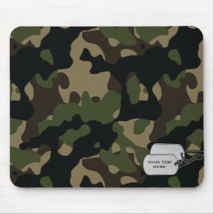Customisable camouflage mouse pad