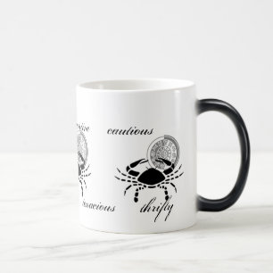 Customisable Cancer Crab traits Greek-style Zodiac Magic Mug