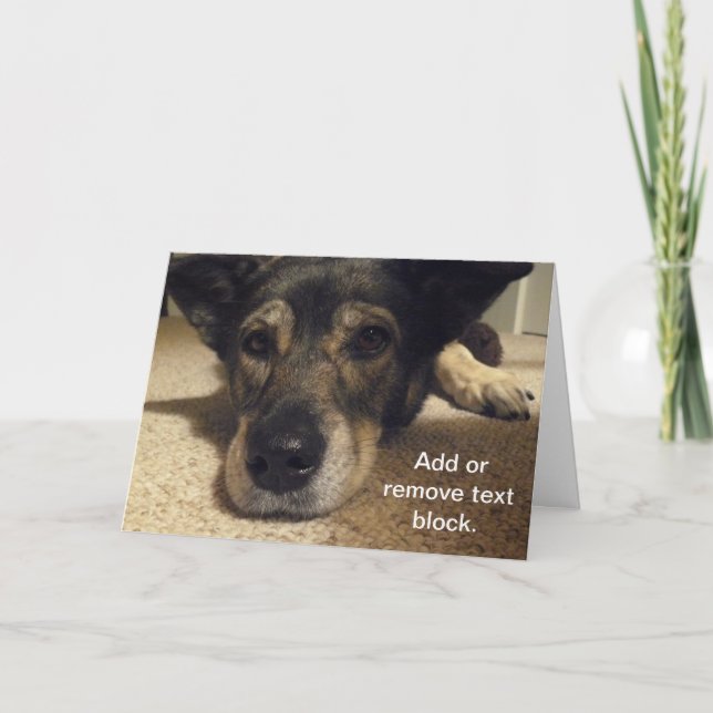 Customisable Card (Front)