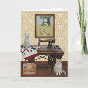 Customisable Card for Seamstresses & Quilters