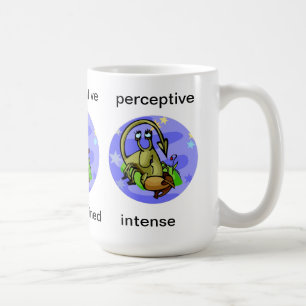 Customisable Cartoon Scorpio traits Zodiac Coffee Mug