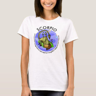 Customisable Cartoon Scorpio traits Zodiac T-Shirt