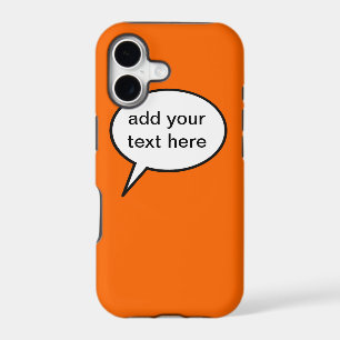 customisable cartoon speech balloon