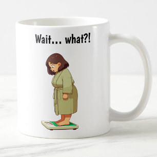 Customisable Cartoon Weight Scale Coffee Mug