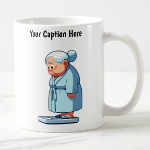 Customisable Cartoon Weight Scale Coffee Mug