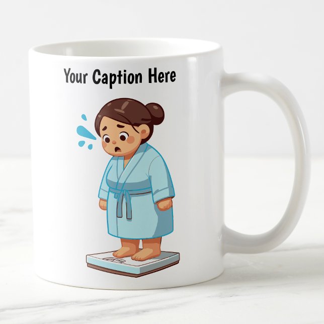 Customisable Cartoon Weight Scale  Coffee Mug (Creator Uploaded)