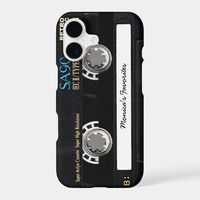 Customisable Cassette Tape (Back)