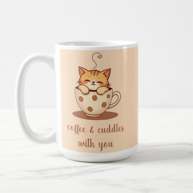 Customisable Cat Mug (Left)