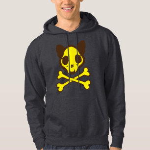 Customisable Cat Skull and Crossbones Hoodie