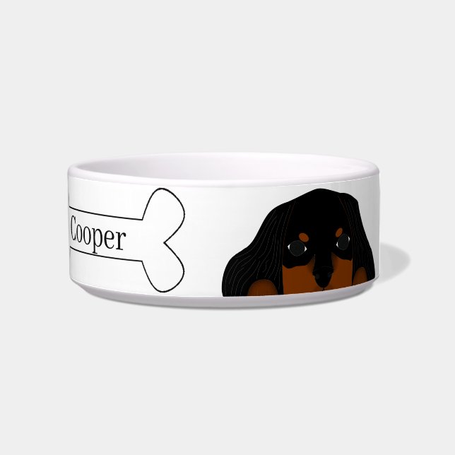 Customisable Cavalier King Charles Spaniel Dog Bowl (Right)