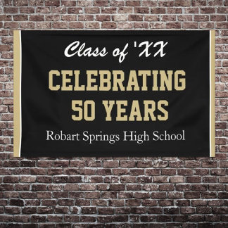 Customisable! Celebrate any year reunion banner