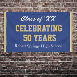 Customisable! Celebrate any year reunion banner