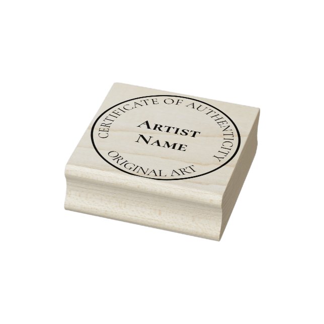 Customisable Certificate of Authenticity Stamp (Stamp)