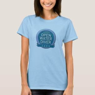 Customisable Certified Open Water Diver T-Shirt