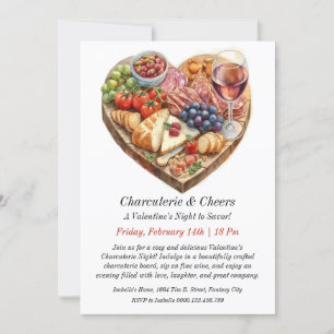 Customisable Charcuterie & Wine Night Invitation