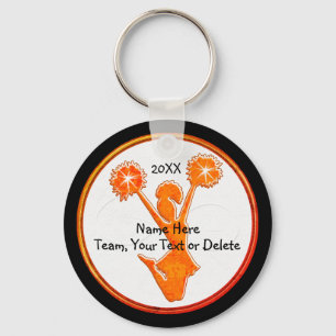 Customisable Cheer Party Favours Your Colours, Key Ring