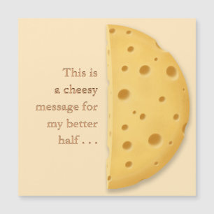 Customisable Cheesy Message Charming Romantic