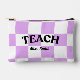 Customisable Chequered Teach Pouch