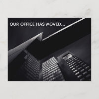 Customisable Chic Black Office Building Moving