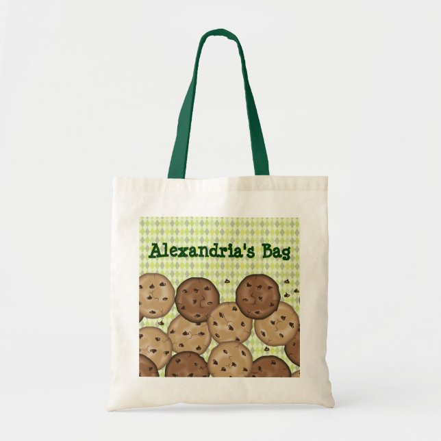 Customisable Chocolate Chip Cookies Tote Bag (Front)