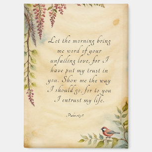 Customisable Christian Bible Verse Art Magnet