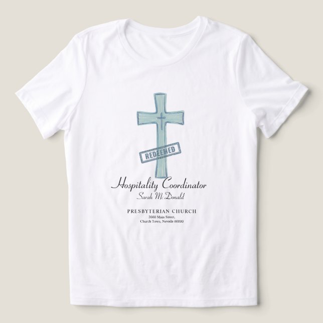 Customisable Christian Group T-Shirt Tri-Blend Shirt (Design Front)