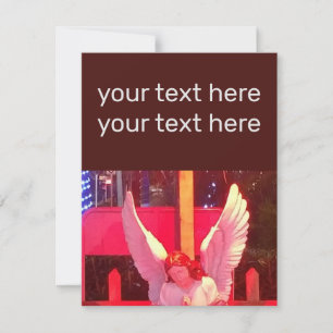 customisable christmas angel card