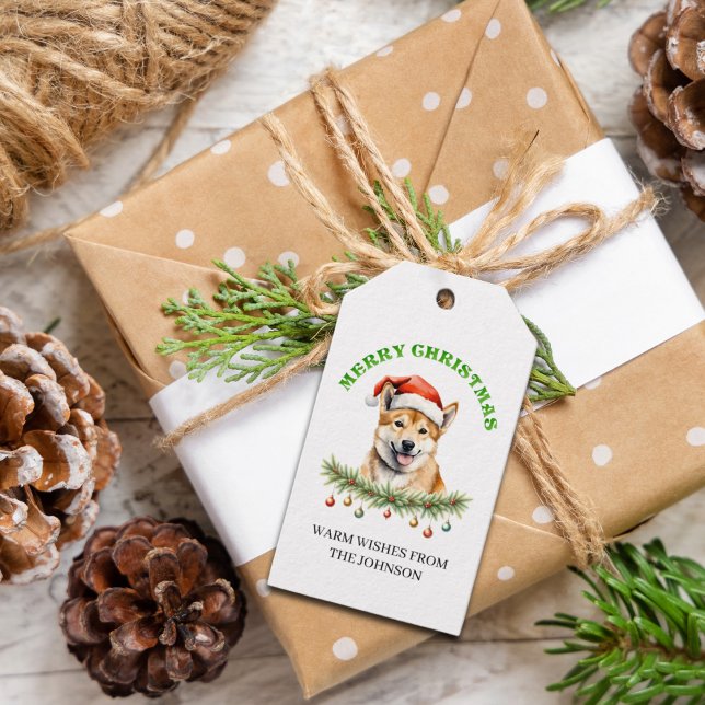 Customisable Christmas Aussie Dingo Gift Tags (Creator Uploaded)