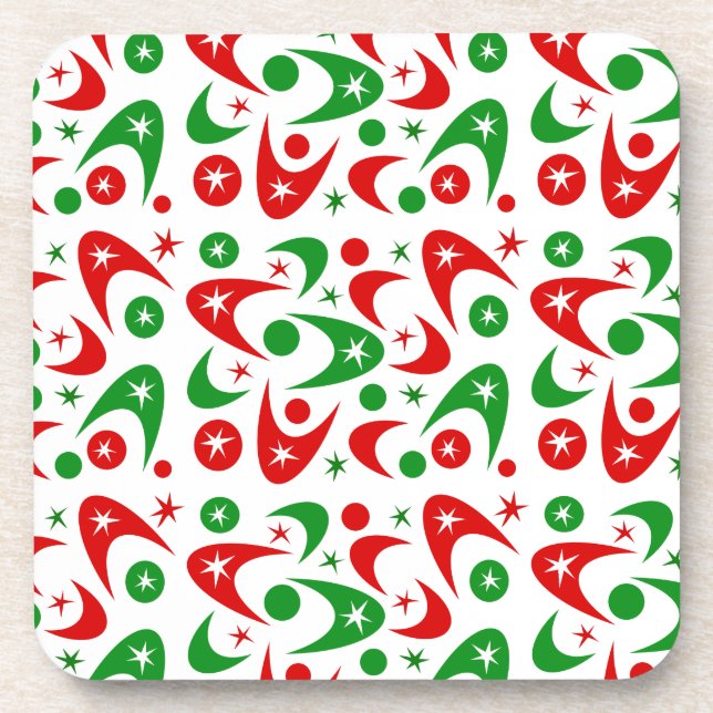 Customisable Christmas Boomerangs Coaster (Front)
