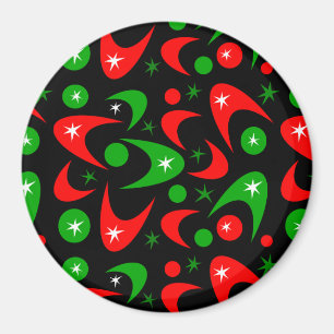 Customisable Christmas Boomerangs Magnet